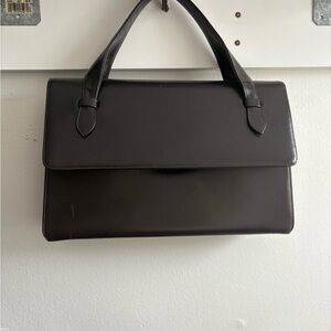 Vintage prestige dark brown handbag